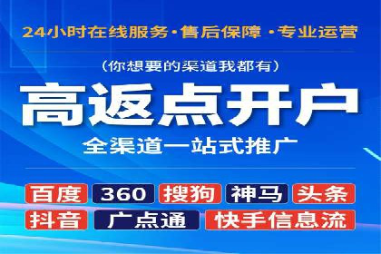 竞价开户推广案例市场分析